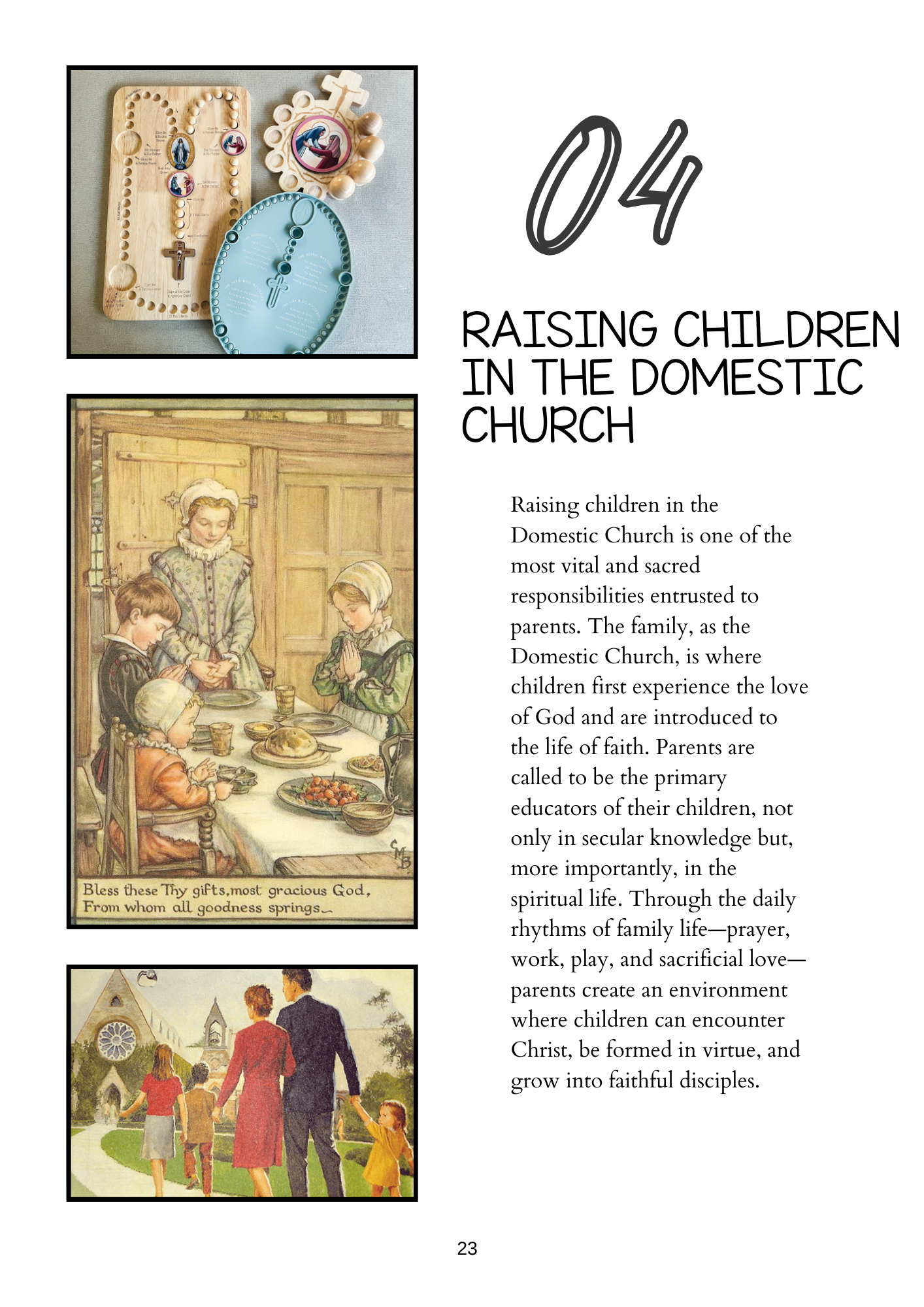 Cultivating a Domestic Church Guide - DIGITAL DOWNLOAD