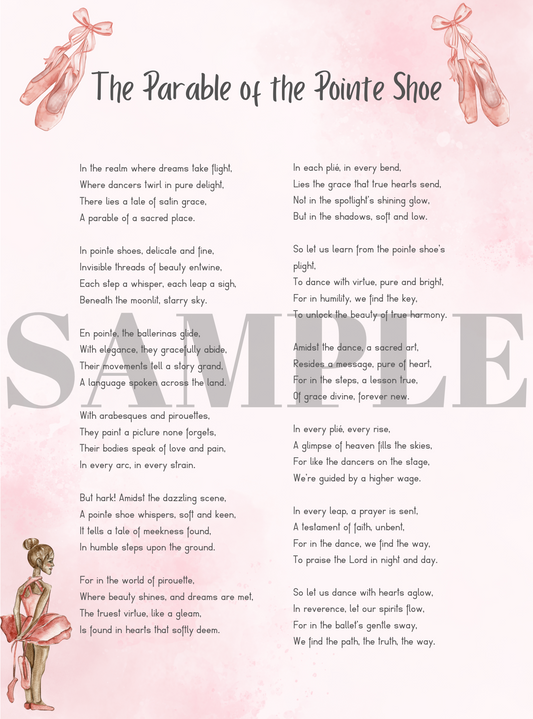 Ballet Printable 1