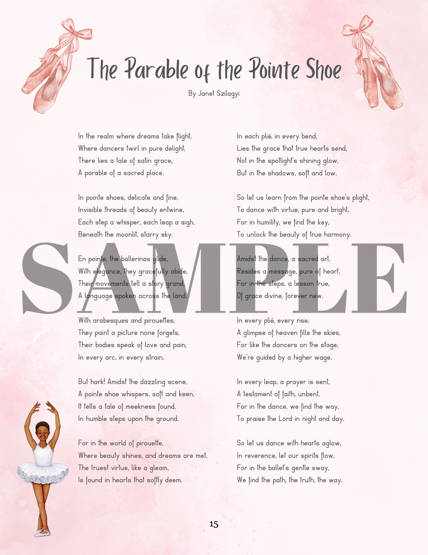 Ballet Printable 1