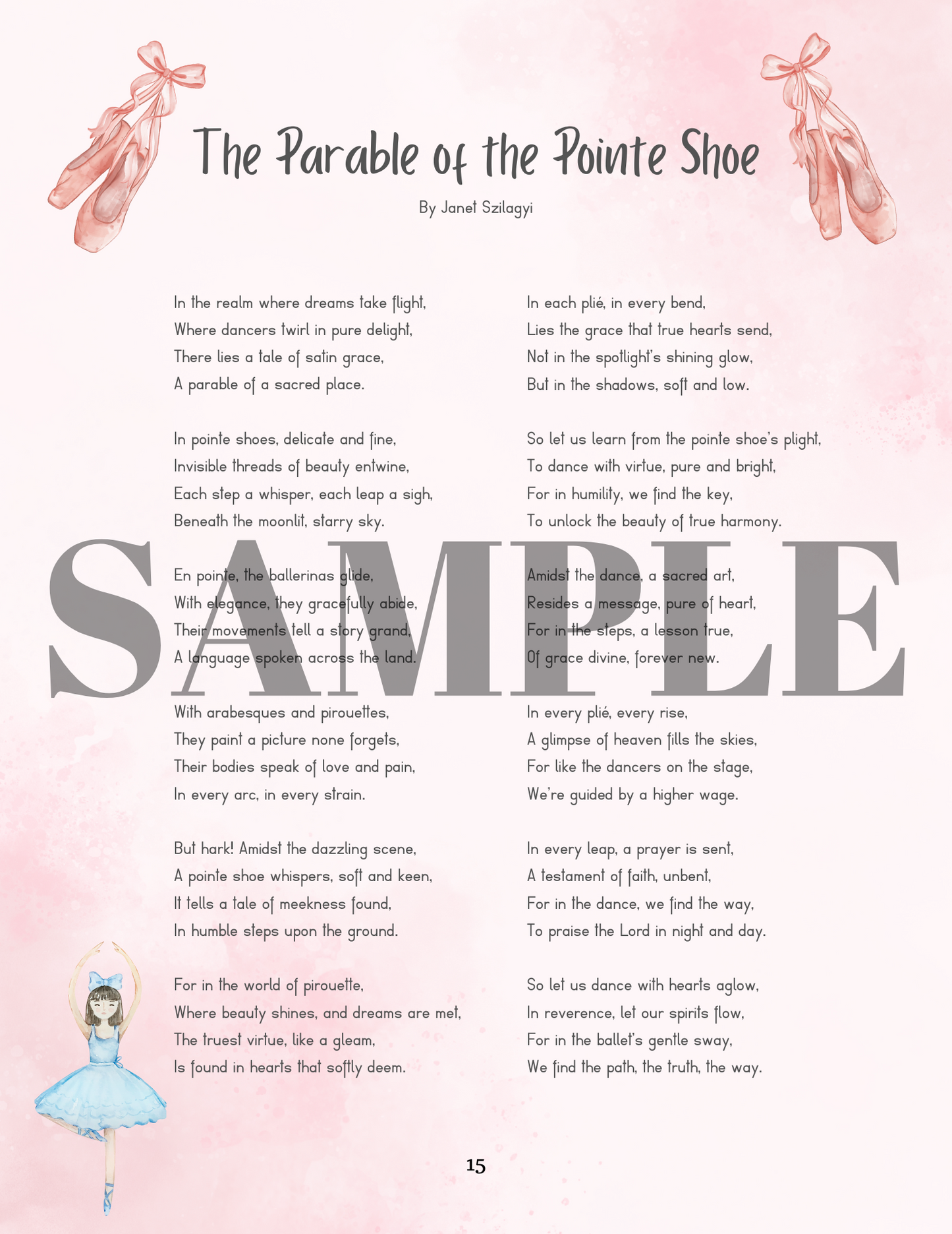 Ballet Printable 1